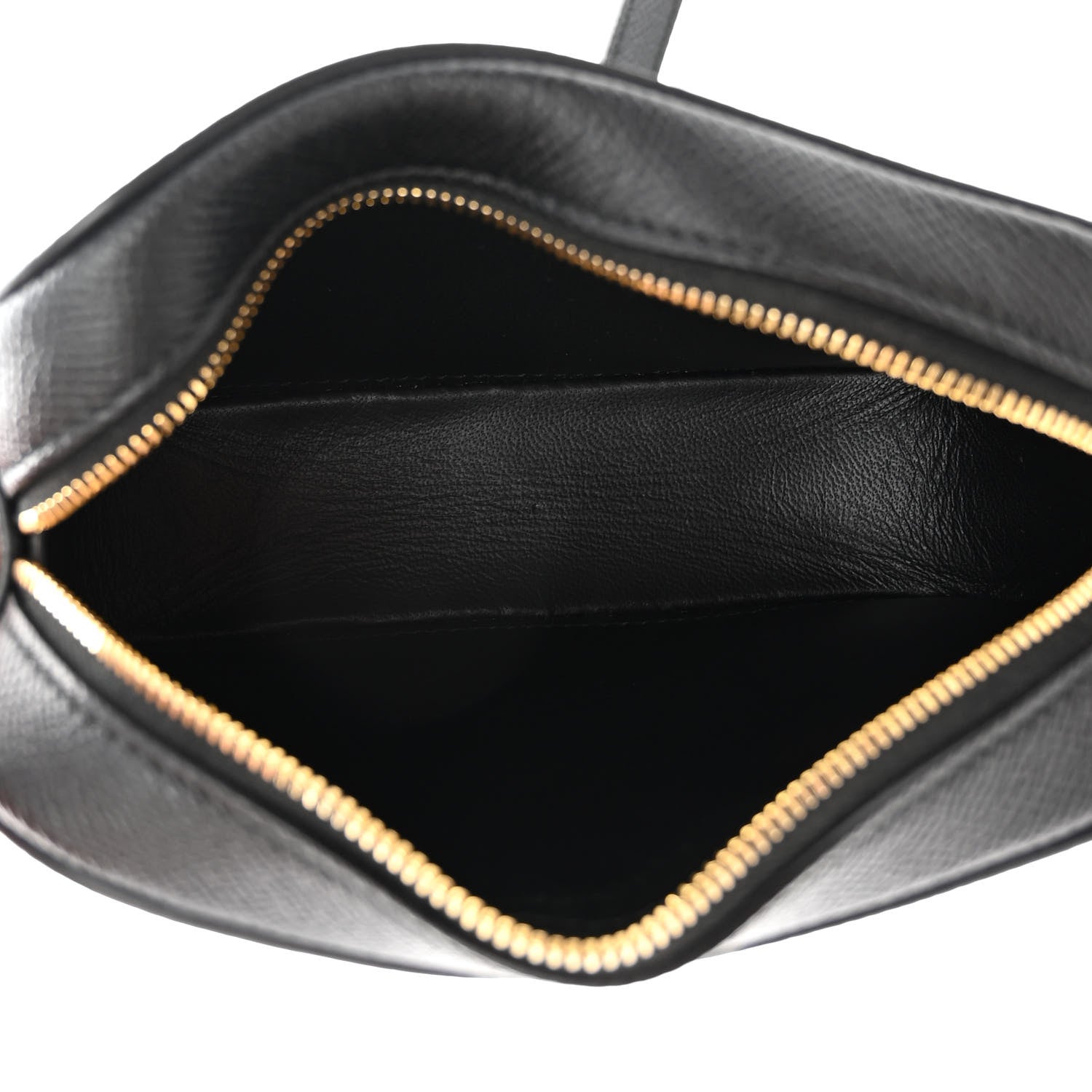 Balenciaga Signature Grained Calfskin Logo XS Ville Camera Bag Black White 5 of 9