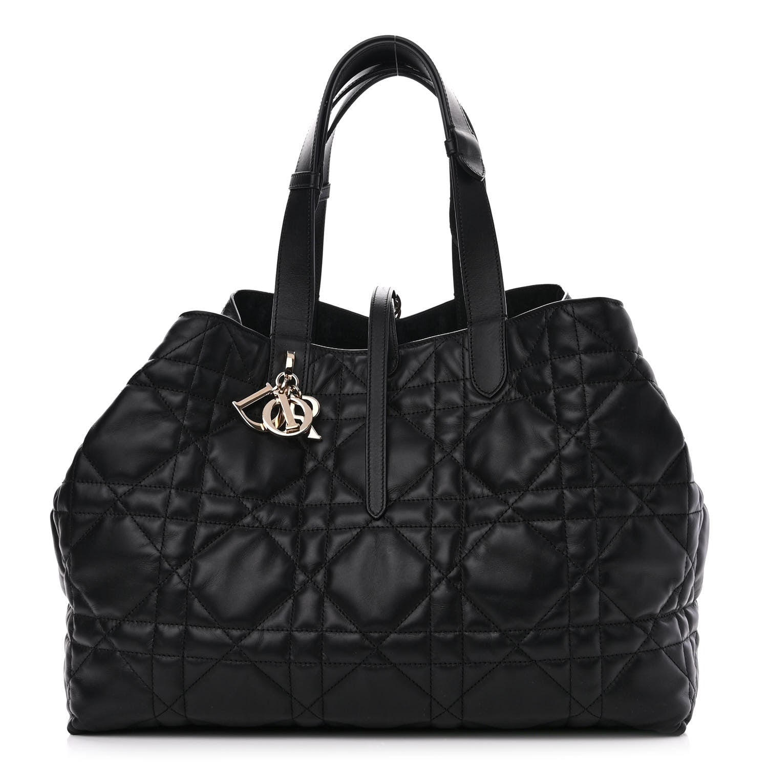 Christian Dior Calfskin Macrocannage Large Toujours Black 3 of 11