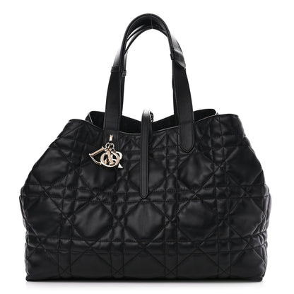 Christian Dior Calfskin Macrocannage Large Toujours Black 3 of 11