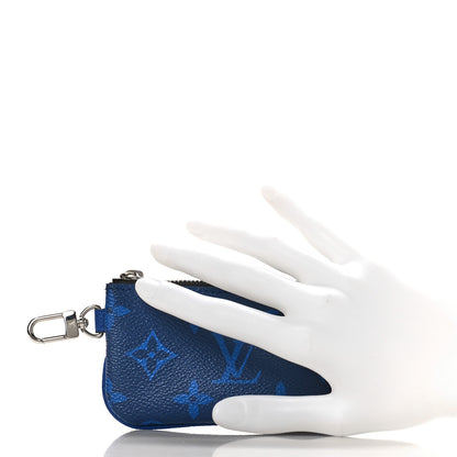 Louis Vuitton Taigarama Trio Messenger Key Pouch Cobalt 2 of 9