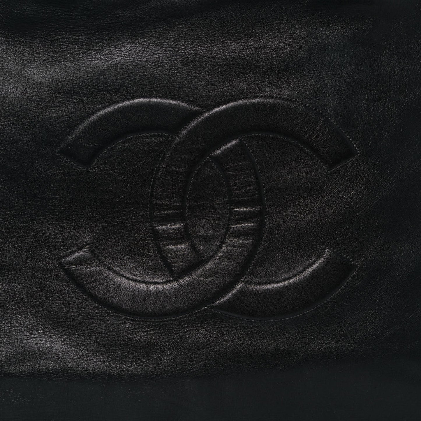 Calfskin CC Tote Black