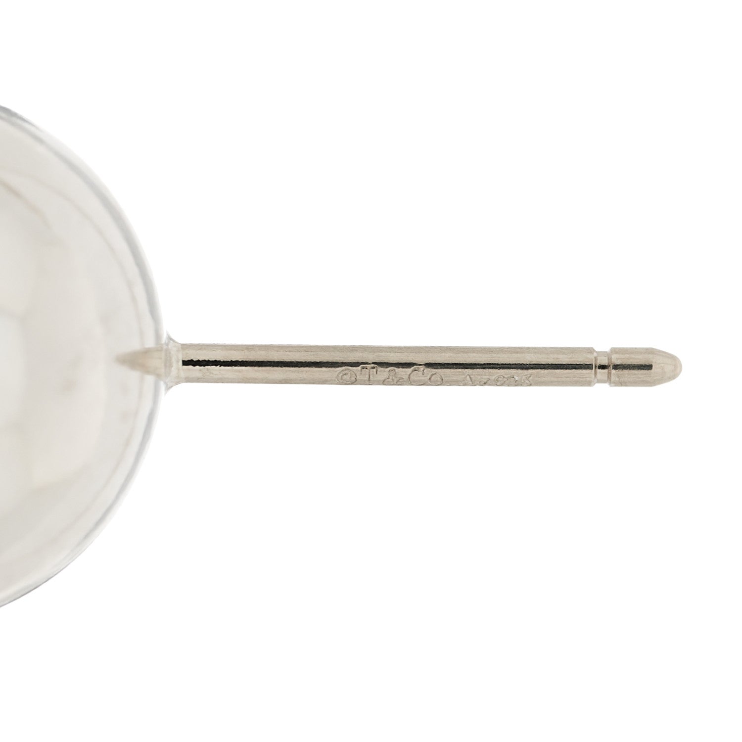 Tiffany Sterling Silver 10mm Hardwear Ball Earrings 4 of 5