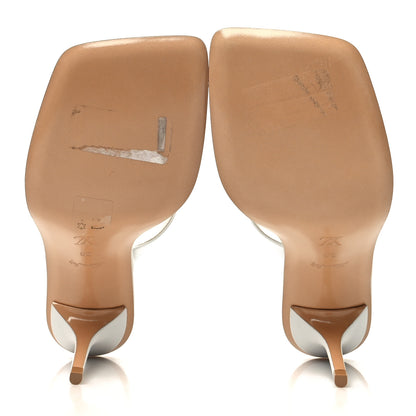 Louis Vuitton Calfskin Signature Thong Sandal 39 White 5 of 8
