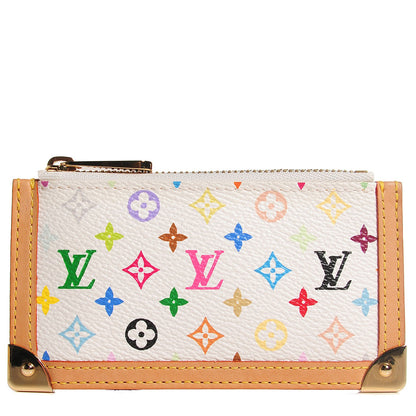 Louis Vuitton Monogram Multicolor Key Pouch White 1 of 7