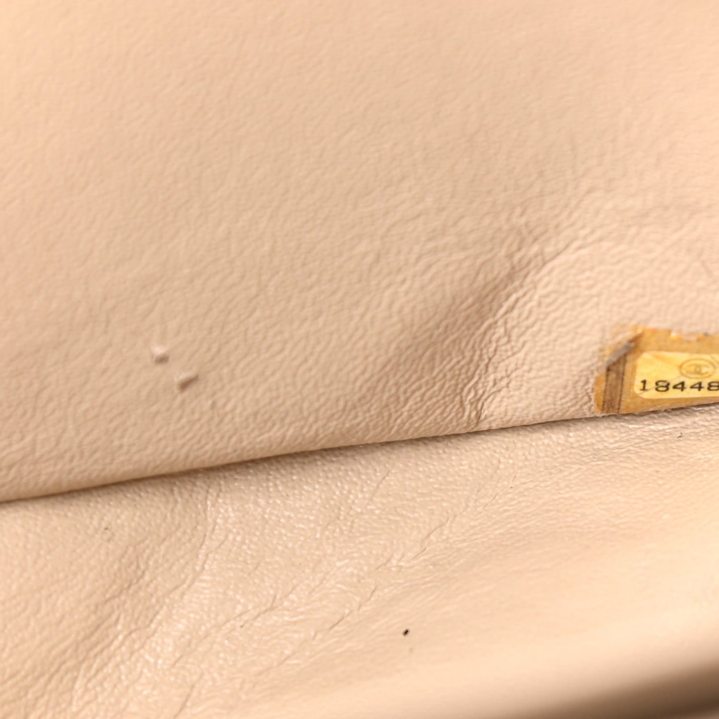 Patent Quilted Jumbo Double Flap Yellow