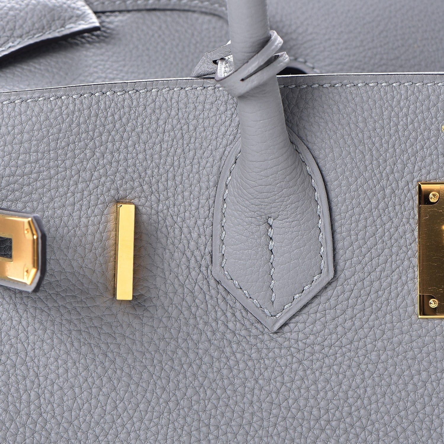Hermes Togo Birkin 30 Gris Mouette 27 of 38