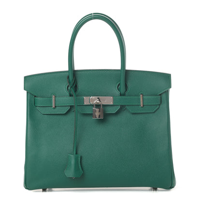 Hermes Epsom Birkin 30 Malachite 1 of 15