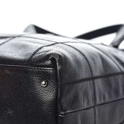 Chanel Caviar Square Stitched Tote Black 25 of 28