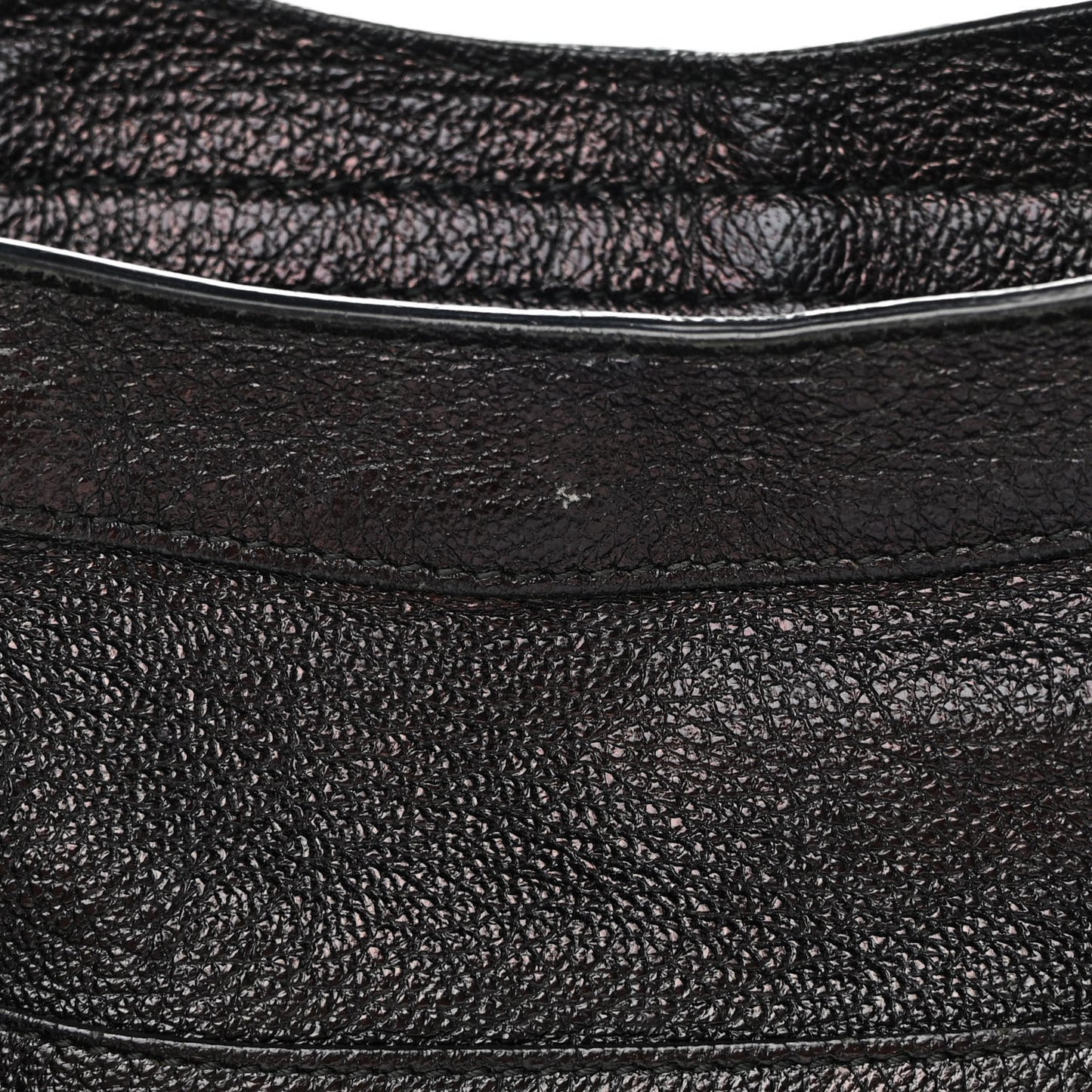 Chevre Gold Metallic Edge Hardware City Black