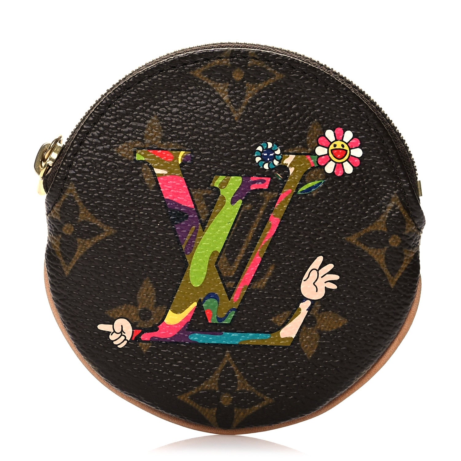 Louis Vuitton Monogram MOCA Round Coin Purse 1 of 7