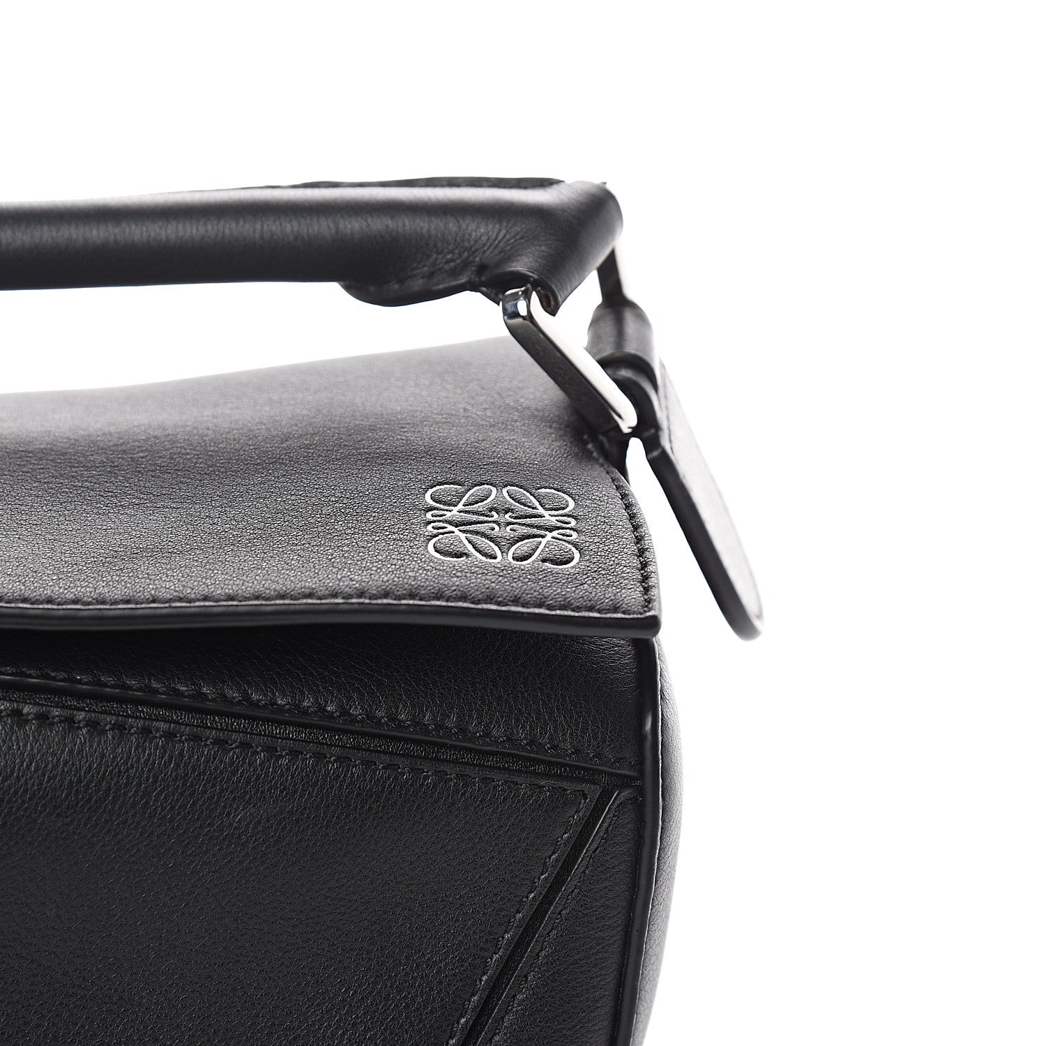 Loewe Calfskin Small Puzzle Bag Black 9 of 9