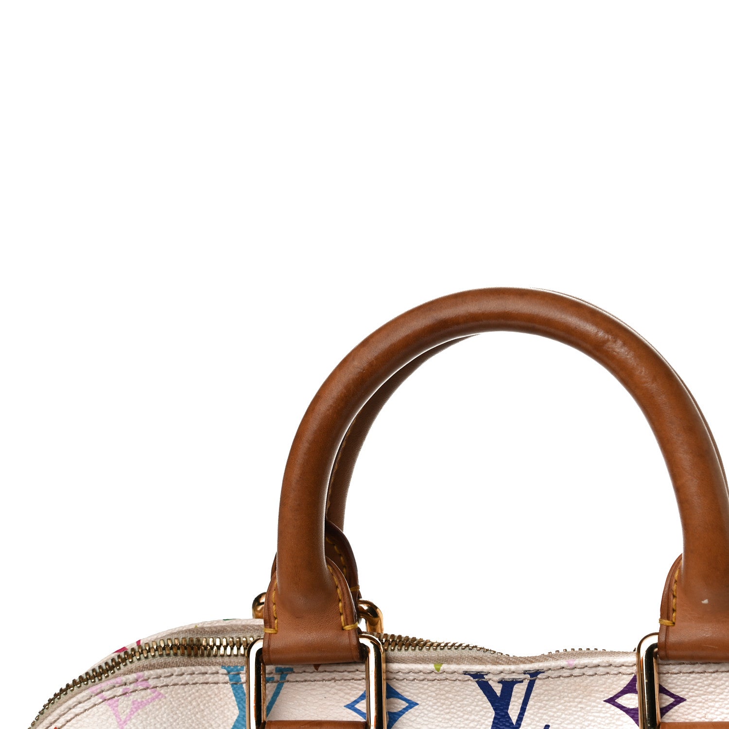 Louis Vuitton Monogram Multicolor Alma White 12 of 18