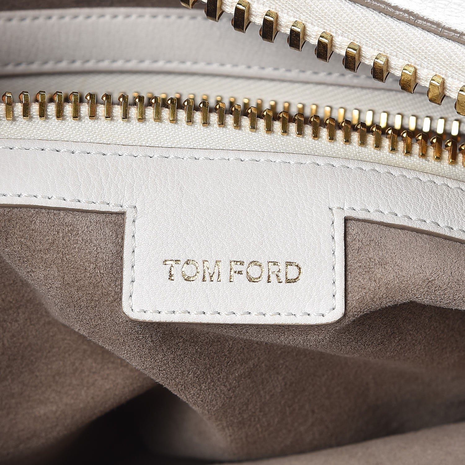 Tom Ford Calfskin Day Bag White 6 of 16