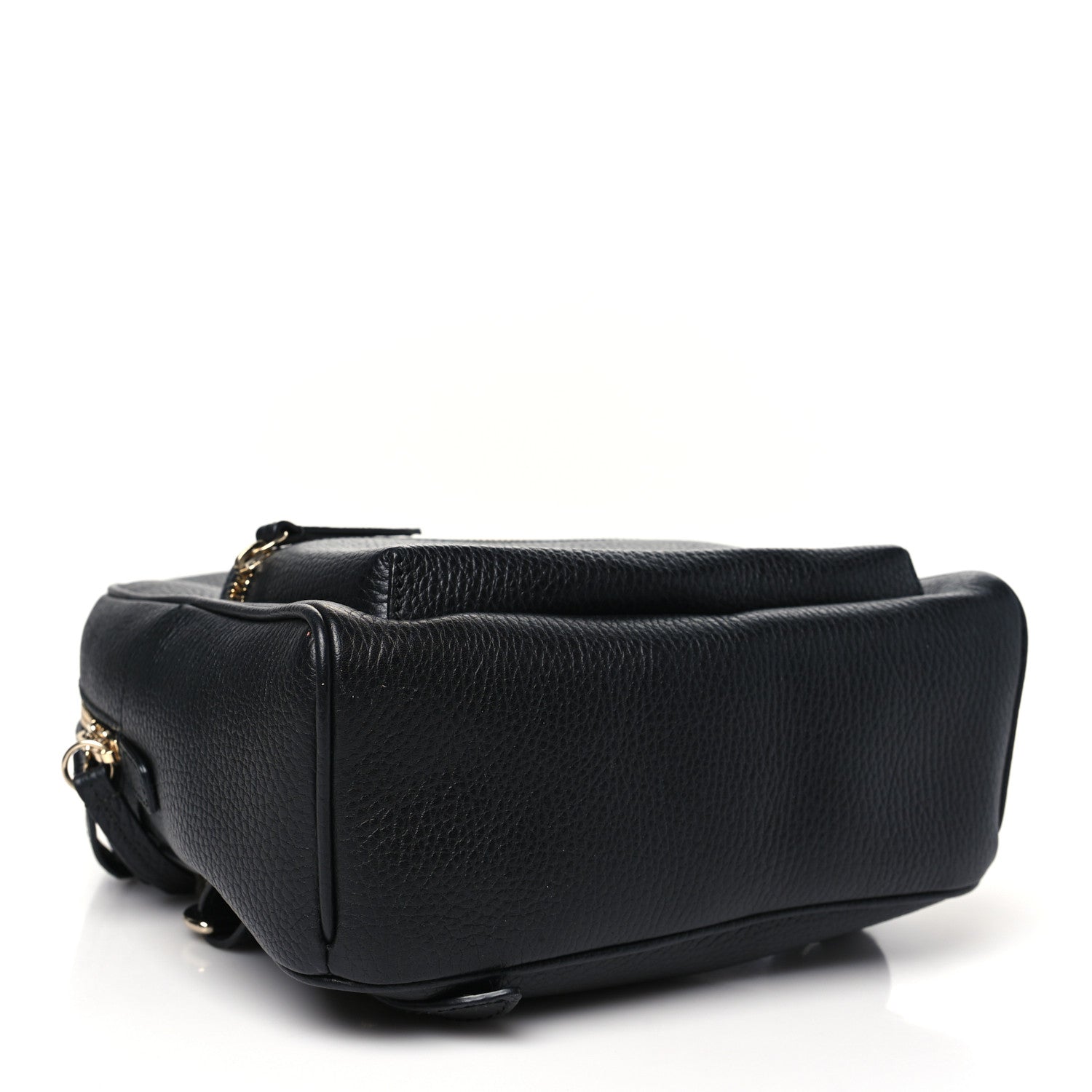 Gucci Pebbled Calfskin Soho Chain Backpack Black 4 of 10