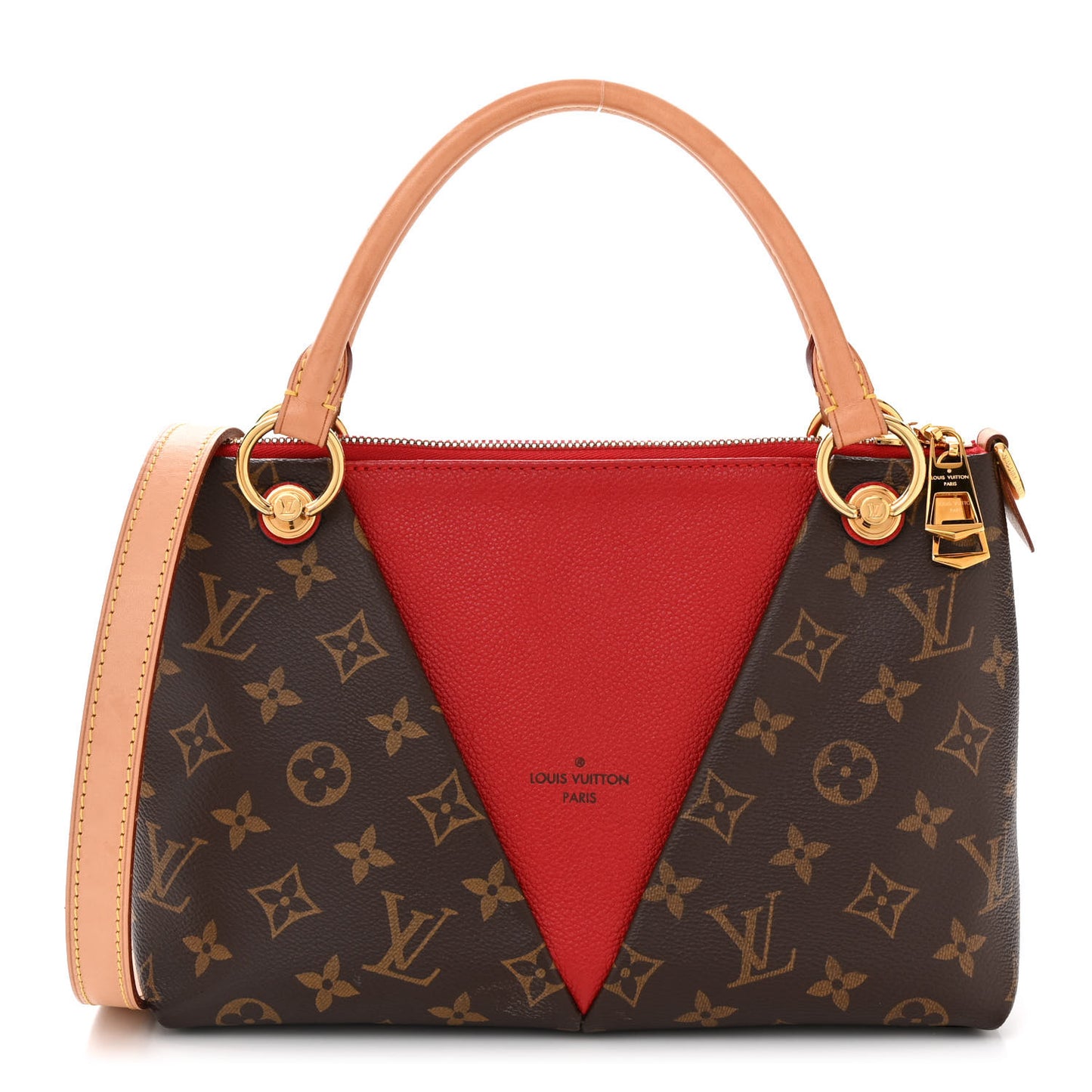 Monogram V Tote BB Cherry