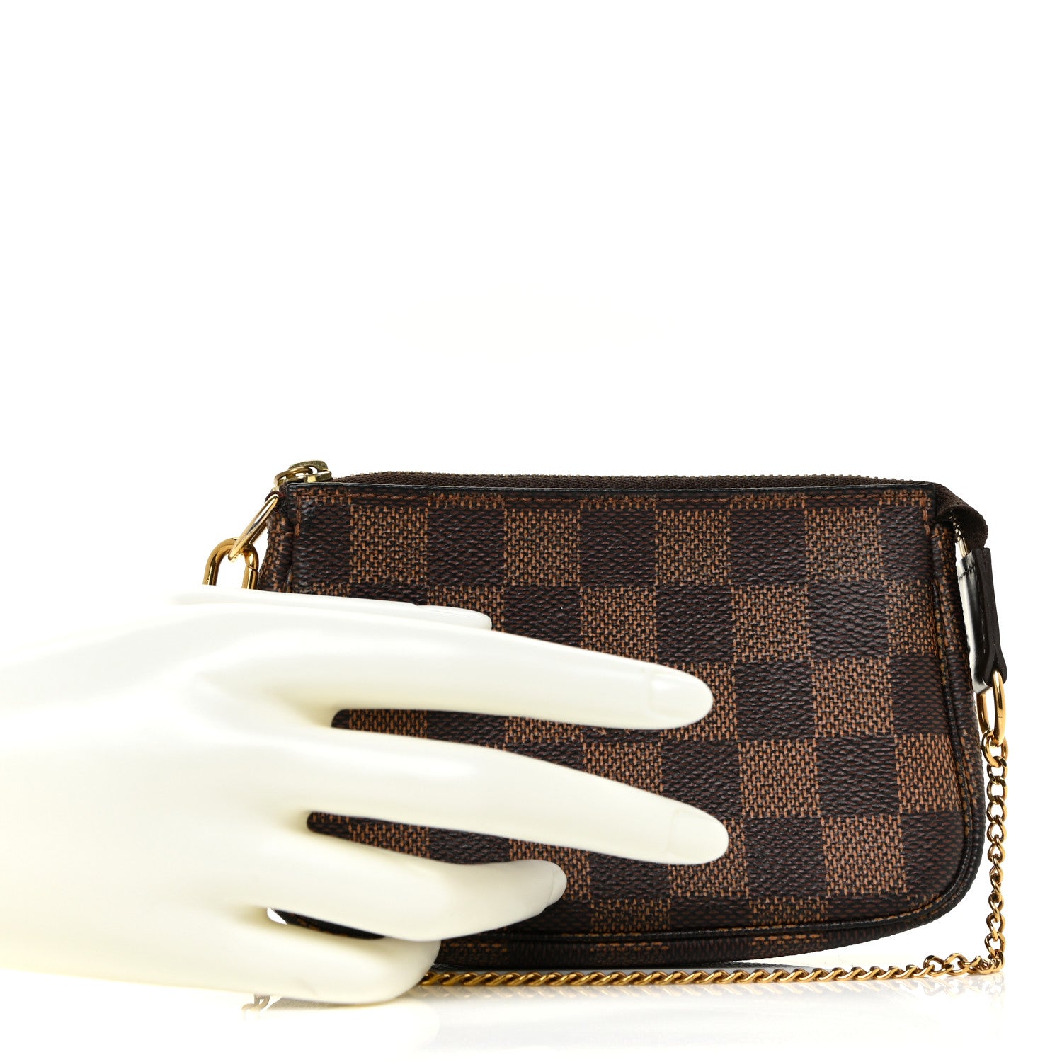 Louis Vuitton Damier Ebene Mini Pochette Accessories 3 of 14