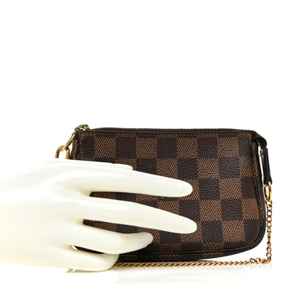 Louis Vuitton Damier Ebene Mini Pochette Accessories 3 of 14