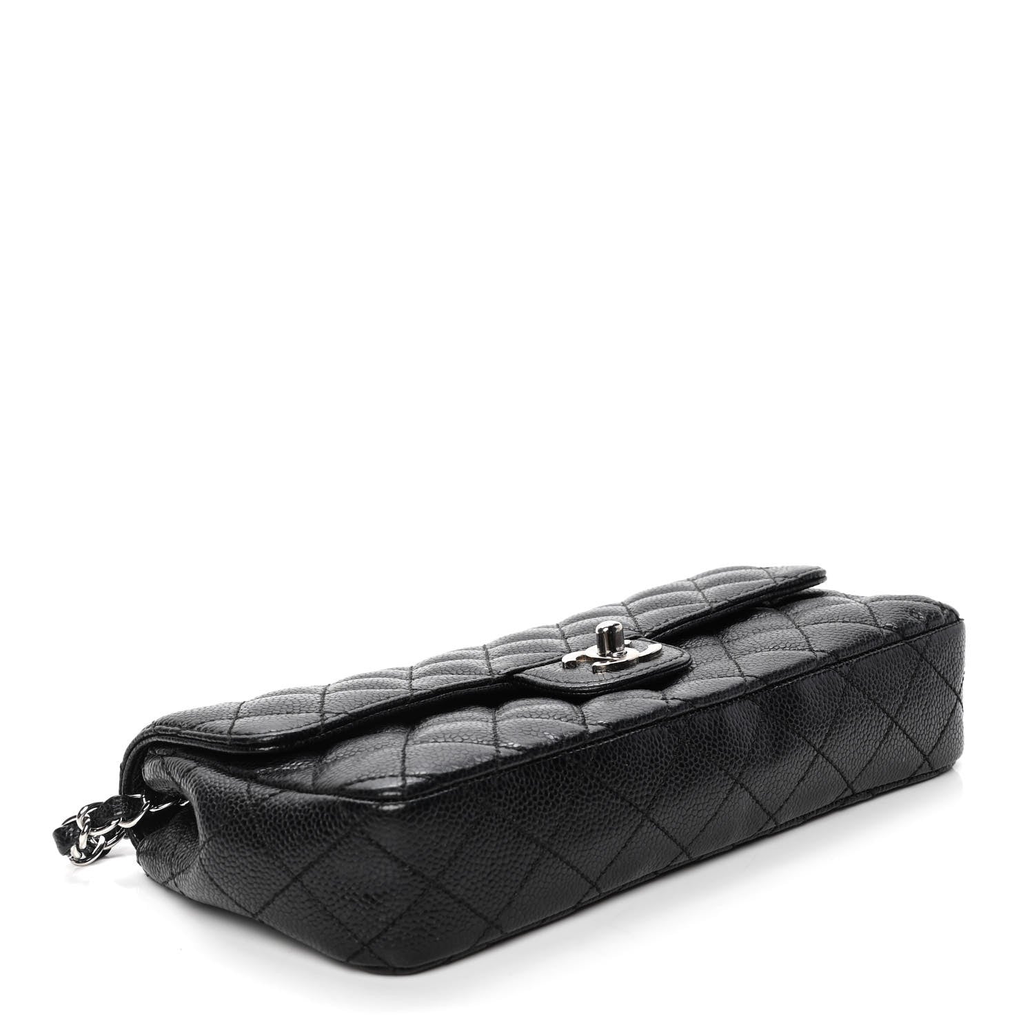 Chanel Caviar Quilted East West Flap Black 4 of 6