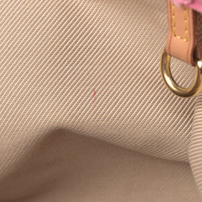 Louis Vuitton Monogram Denim Neverfull MM Rose 12 of 12
