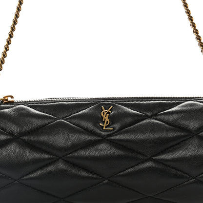 Saint Laurent Lambskin Monogram Mini Sade Tube Bag Black 8 of 10