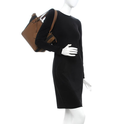 Fendi Pequin Vitello Zip Tote Tobacco Foresta 2 of 9