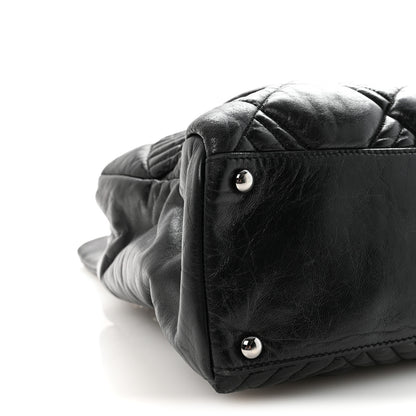 Chanel Lambskin In and Out XL Maxi Flap Black 9 of 10