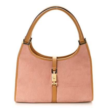 Gucci Suede Bardot Shoulder Bag Pink 1 of 10