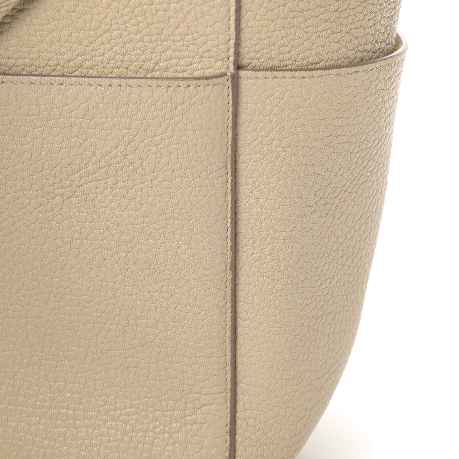 Celine Soft Grained Calfskin Sangle Bucket Bag Dune 13 of 13