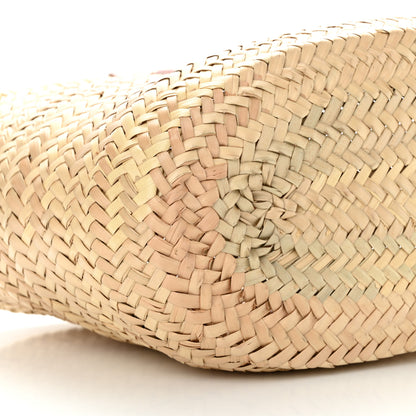 Celine Raffia Calfskin Triomphe Teen Panier Vintage Pink 8 of 9