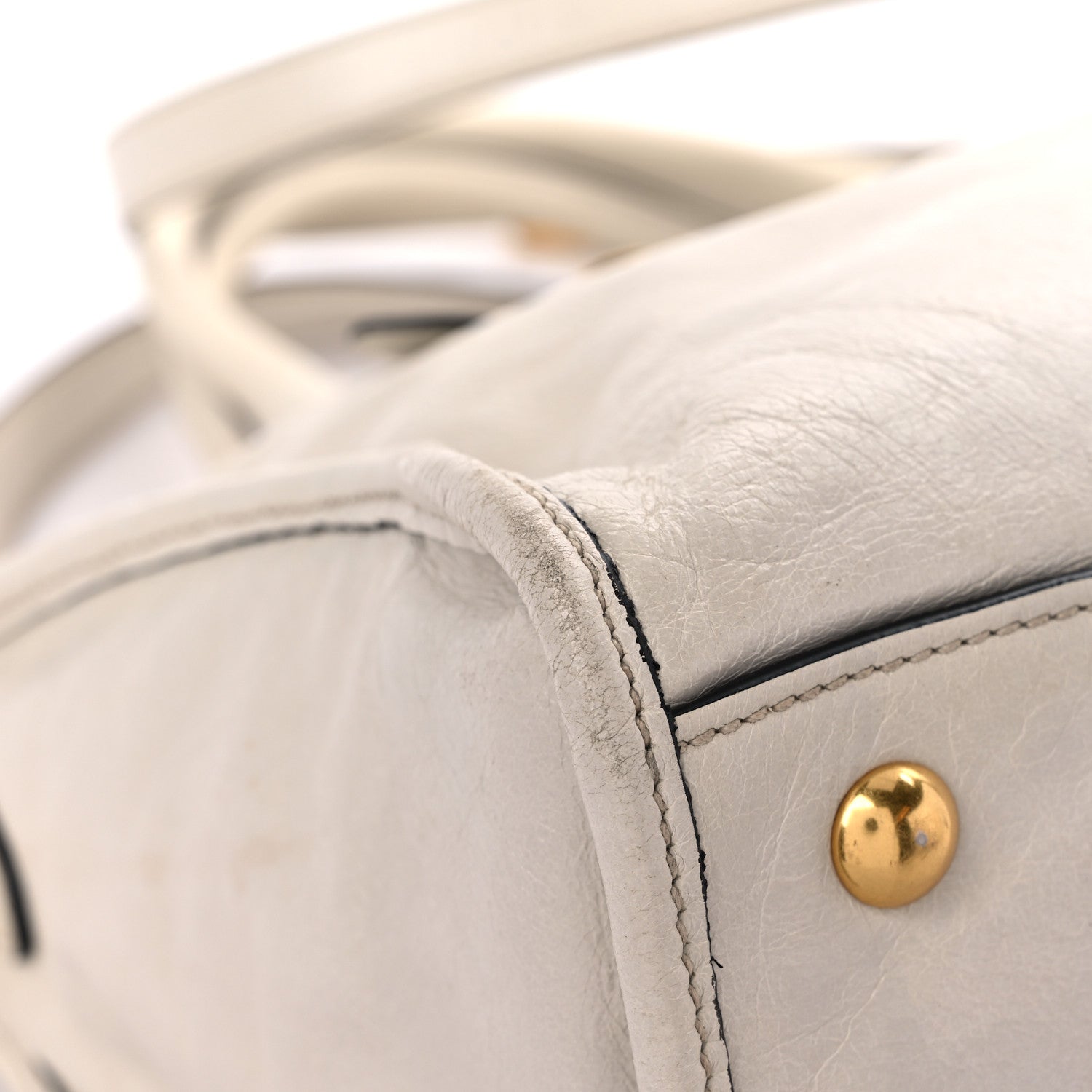 Miu Miu Vitello Shine Zip Tote Quarzo 8 of 17