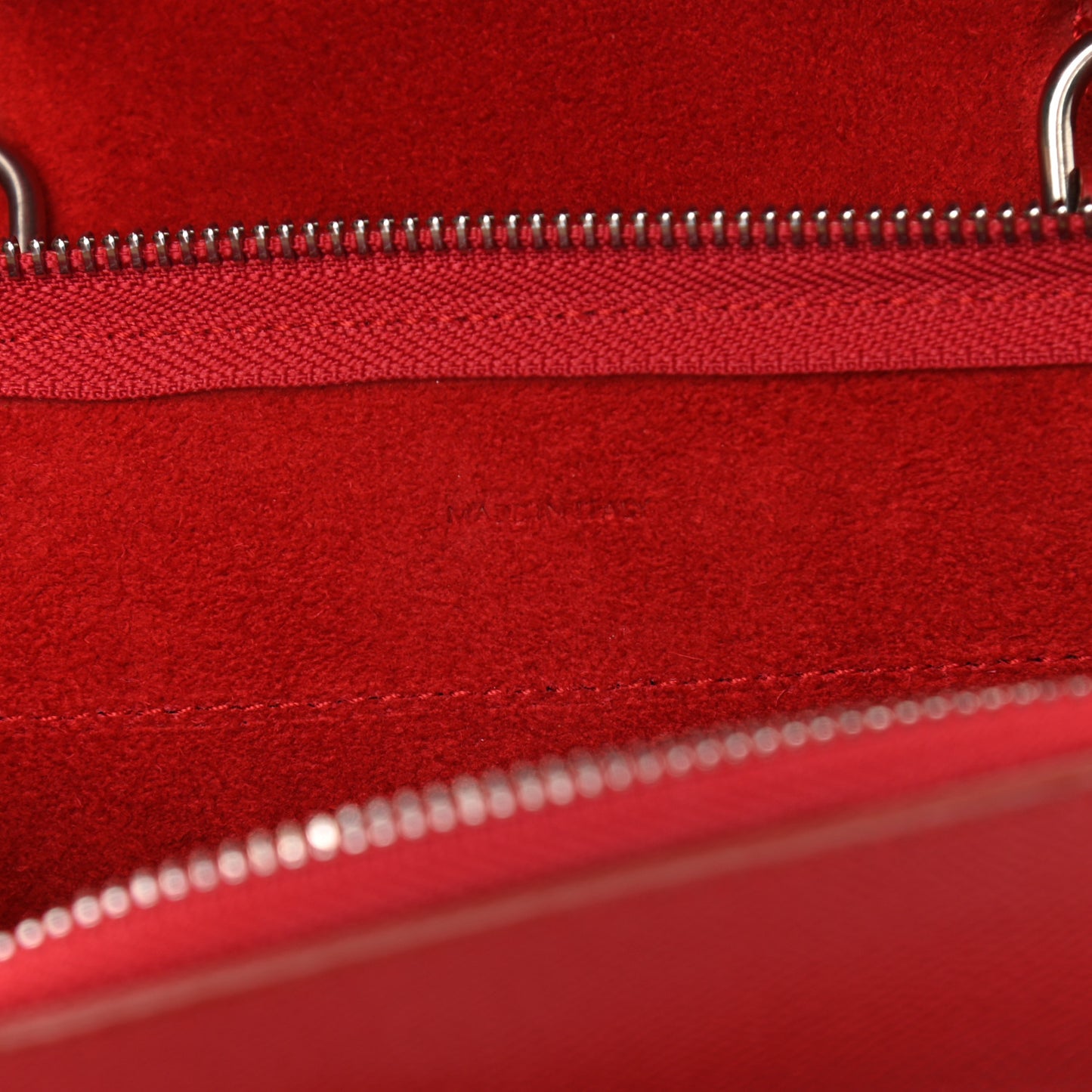 Grained Calfskin Nano Belt Bag Coquelicot