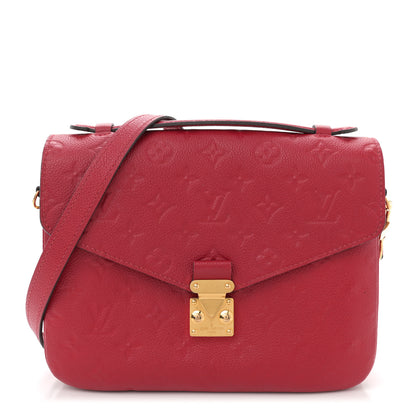 Louis Vuitton Empreinte Pochette Metis Scarlet 1 of 12