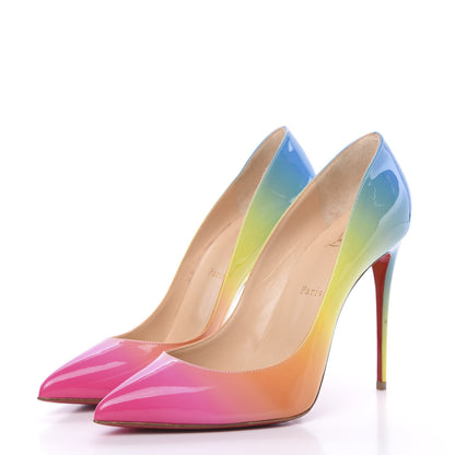 Christian Louboutin Patent Sunrise Pigalle Follies 100 Pumps 41 Multicolor 3 of 9