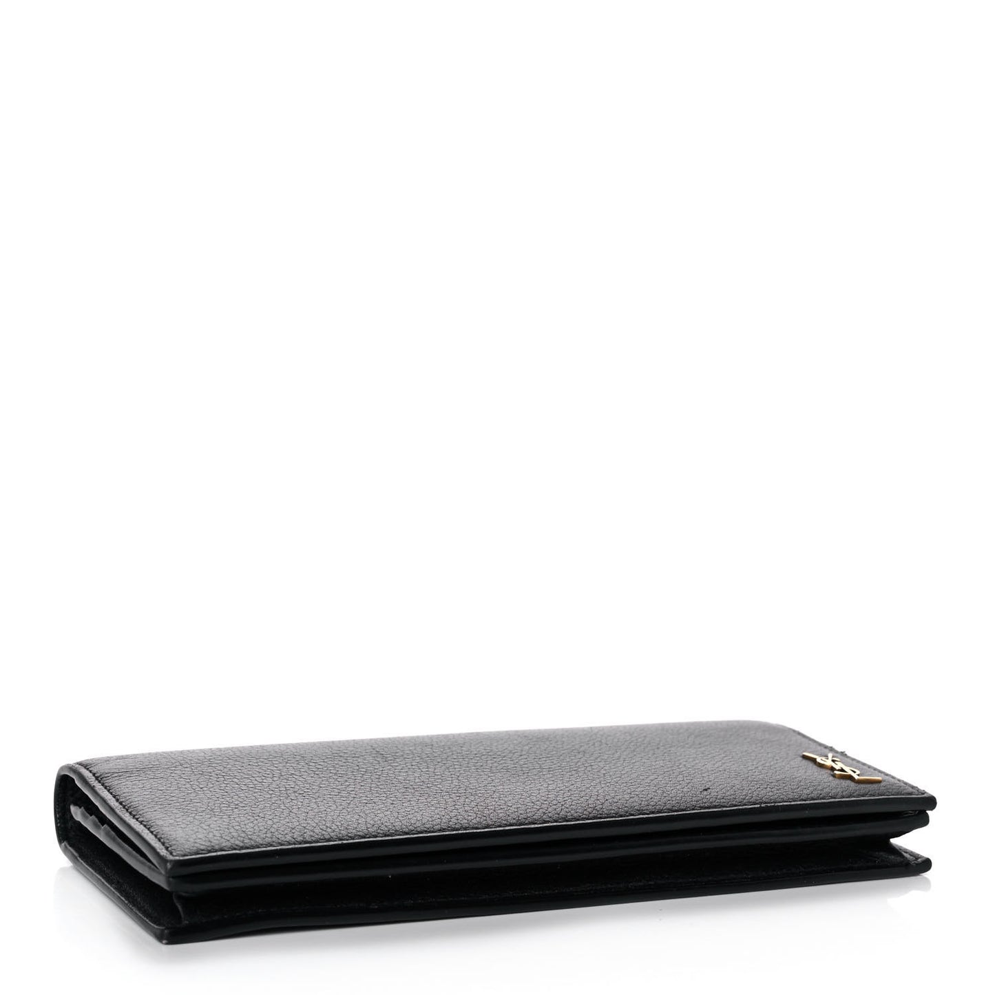 Calfskin Tiny Monogram Cassandre Wallet Black