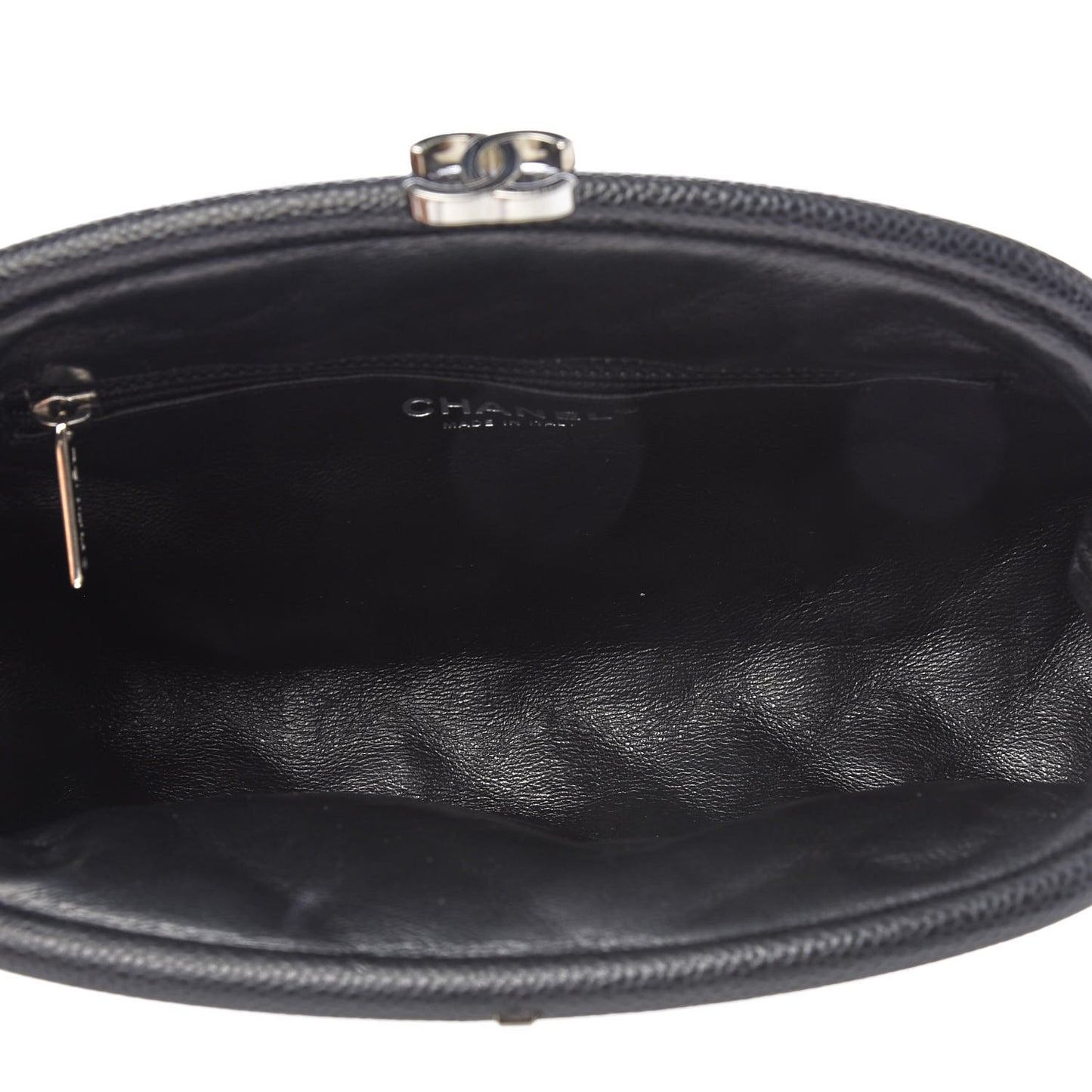 Caviar Quilted Timeless Clutch Black
