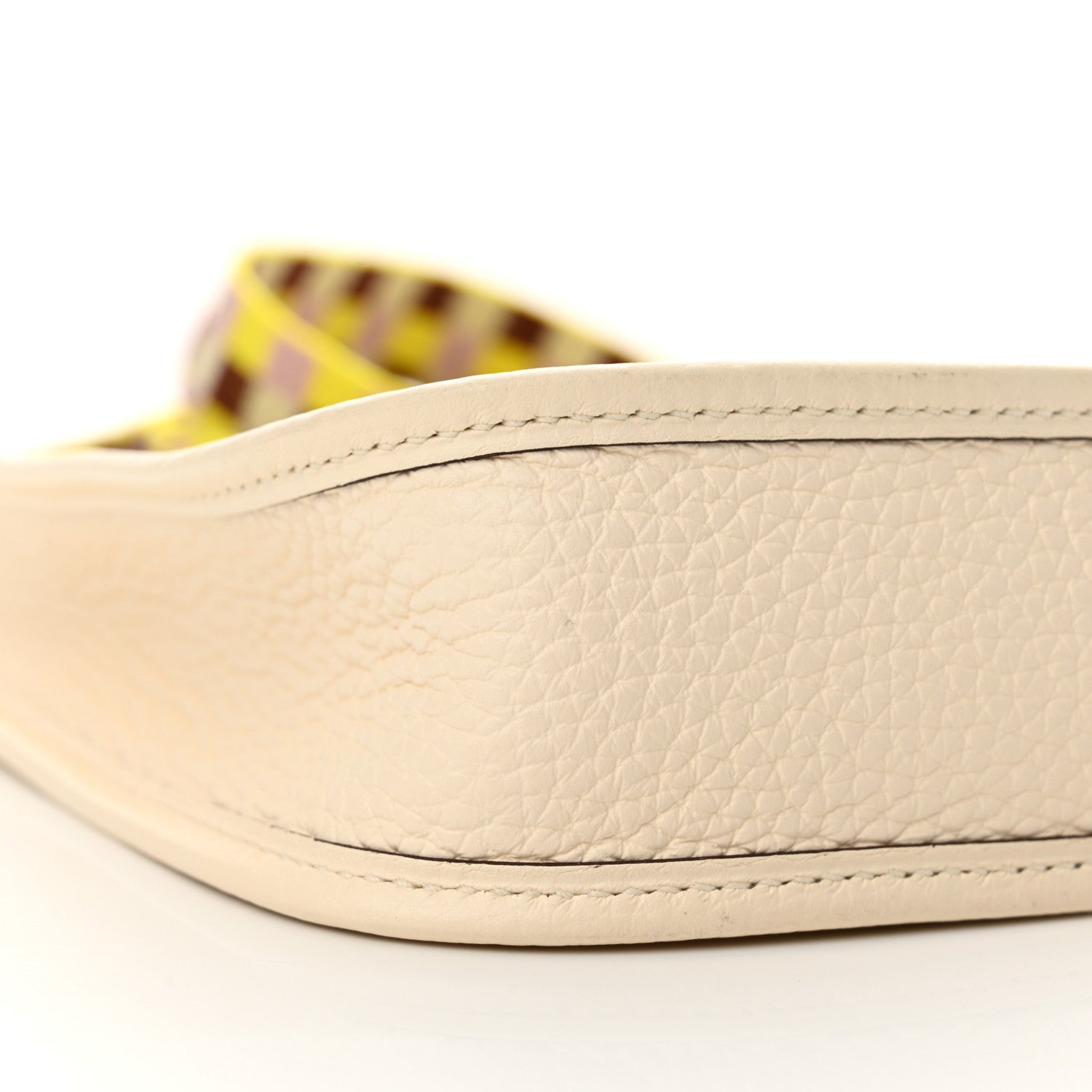 Hermes Taurillon Clemence Maxi Quadrille Evelyne TPM Nata Citron Rouge H Mauve Sylvestre 9 of 12