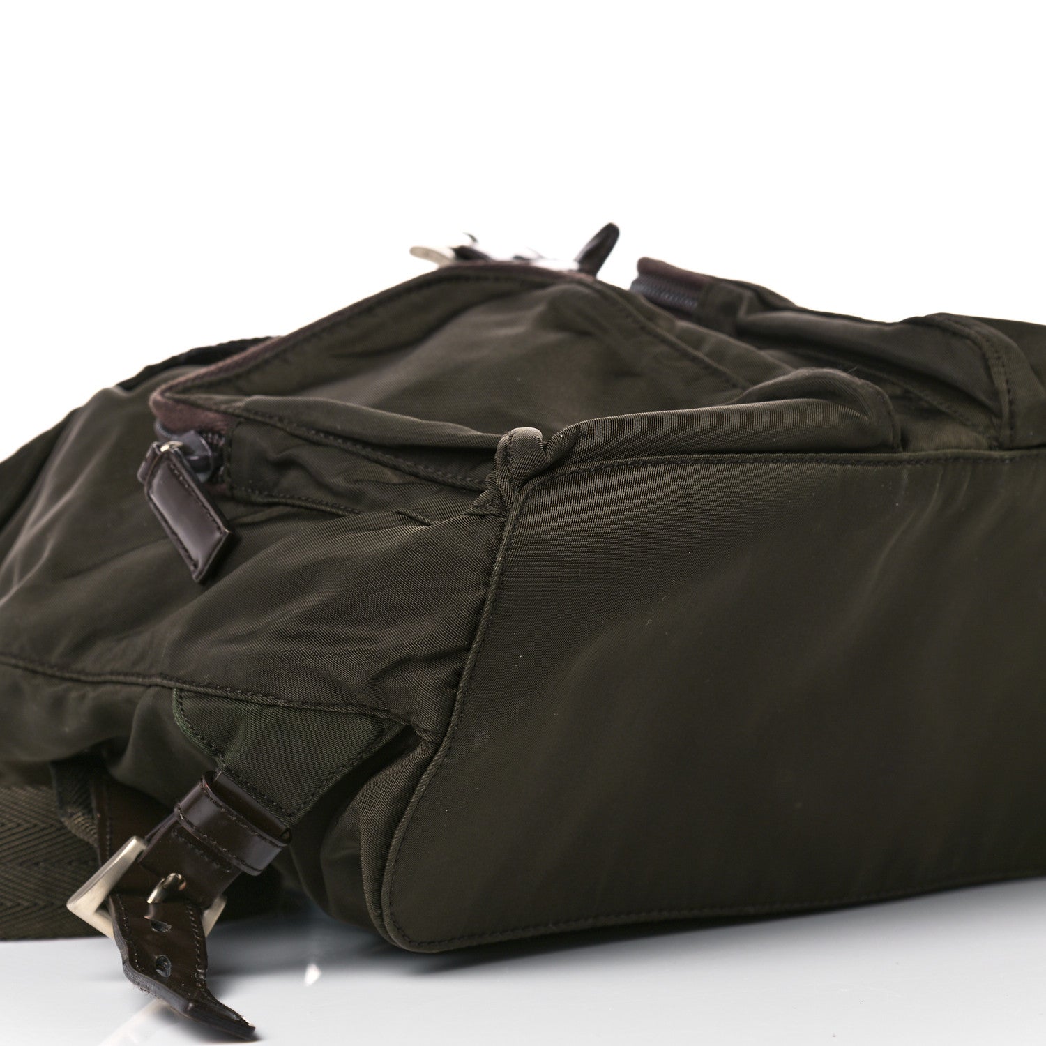 Prada Nylon Vela Backpack Green 7 of 12