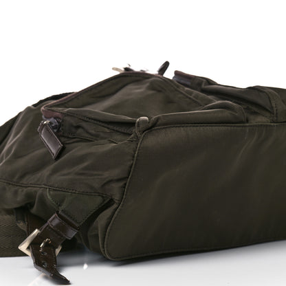 Prada Nylon Vela Backpack Green 7 of 12