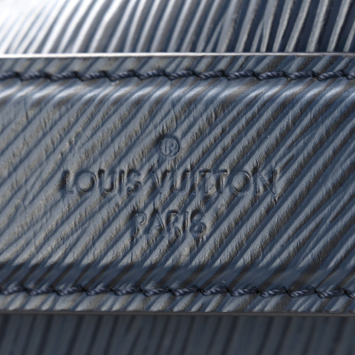 Louis Vuitton Epi Guinguette Twist Shoulder Bag MM Indigo Blue 7 of 13