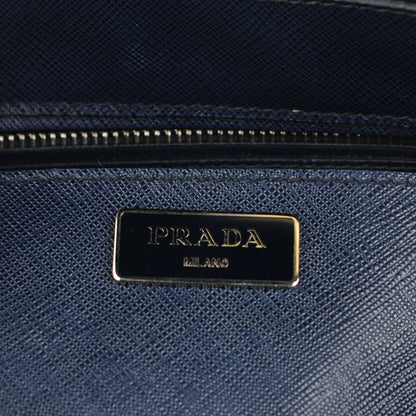 Prada Saffiano Medium Galleria Double Zip Tote Baltico 6 of 8