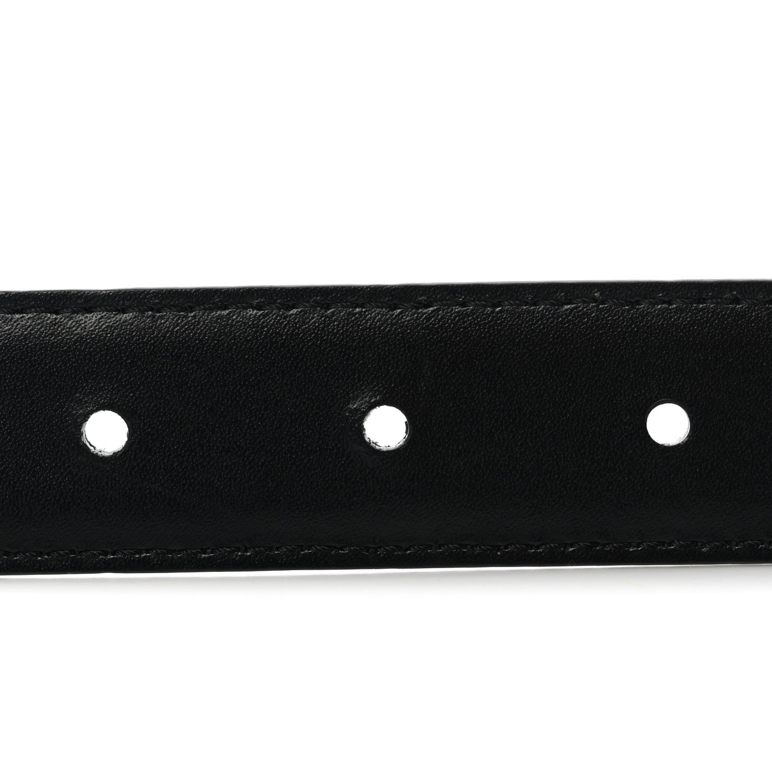 Celine Box Calfskin Small 18mm Triomphe Belt 85 34 Black 6 of 6