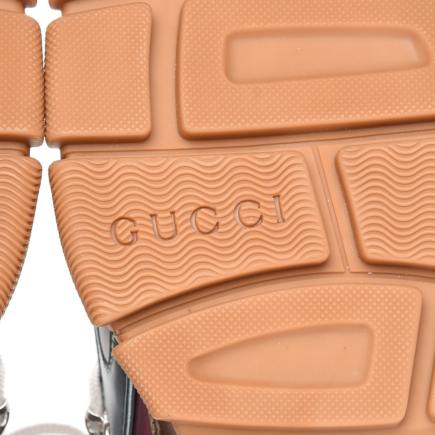 Gucci X SEGA Metallic Calfskin Mesh Womens Flashtrek Sneakers 40 Rame Mystic White Lago 6 of 9