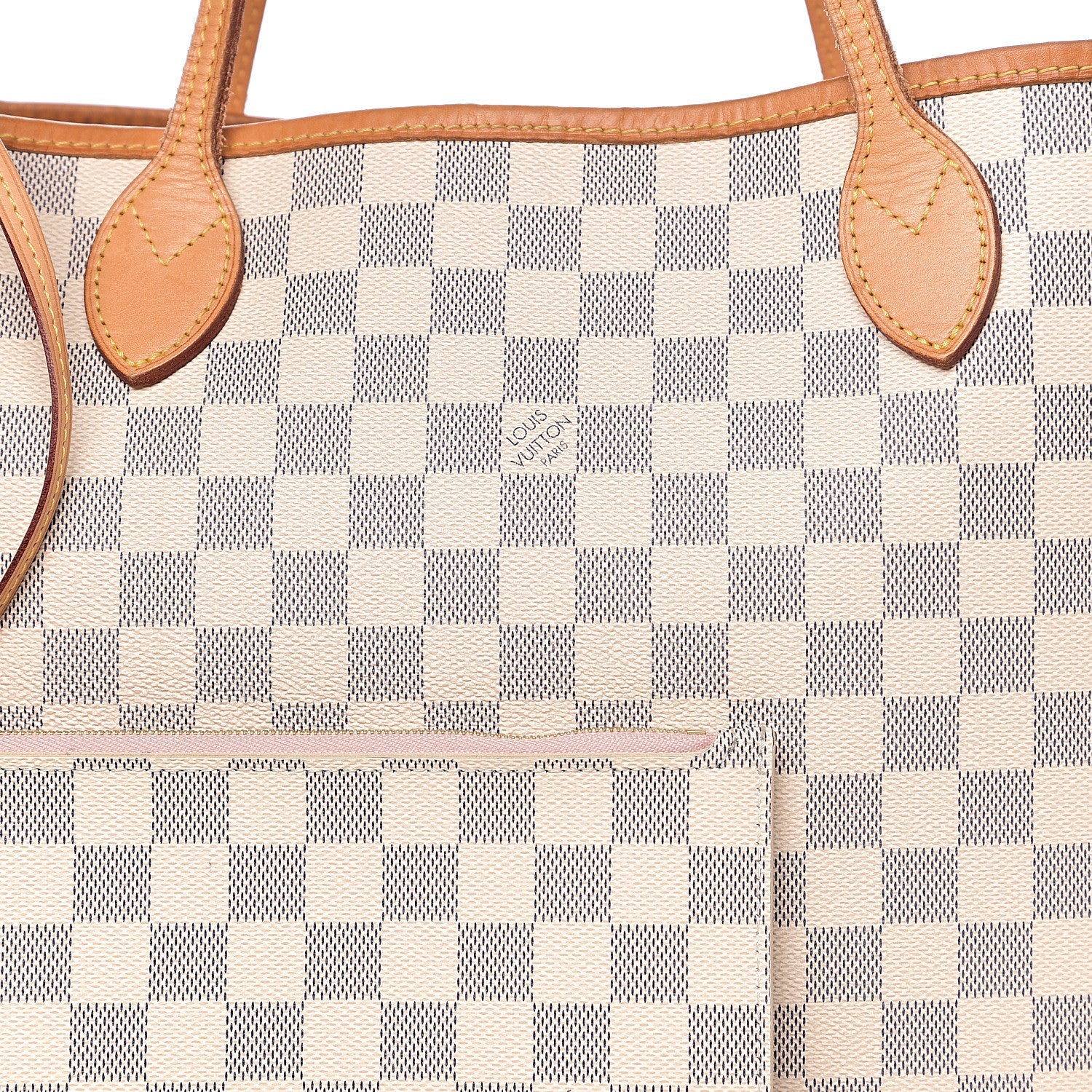 Louis Vuitton Damier Azur Neo Neverfull MM Rose Ballerine 19 of 20