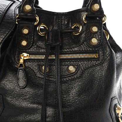 Balenciaga Agneau Giant 12 Gold Hardware Mini Pompon Black 9 of 9