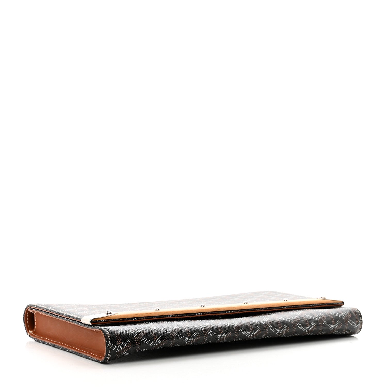 Goyard Goyardine Monte Carlo Bois Clutch Black 4 of 7