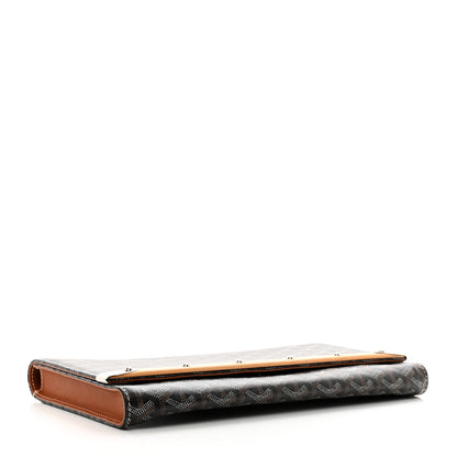 Goyard Goyardine Monte Carlo Bois Clutch Black 4 of 7