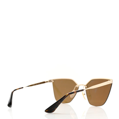 Prada Cat Eye Sunglasses SPR 68T Gold 4 of 8