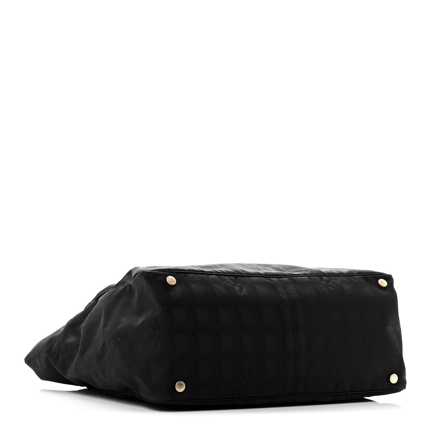 Chanel Nylon Large Travel Tote Black 4 of 10