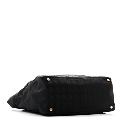 Chanel Nylon Large Travel Tote Black 4 of 10