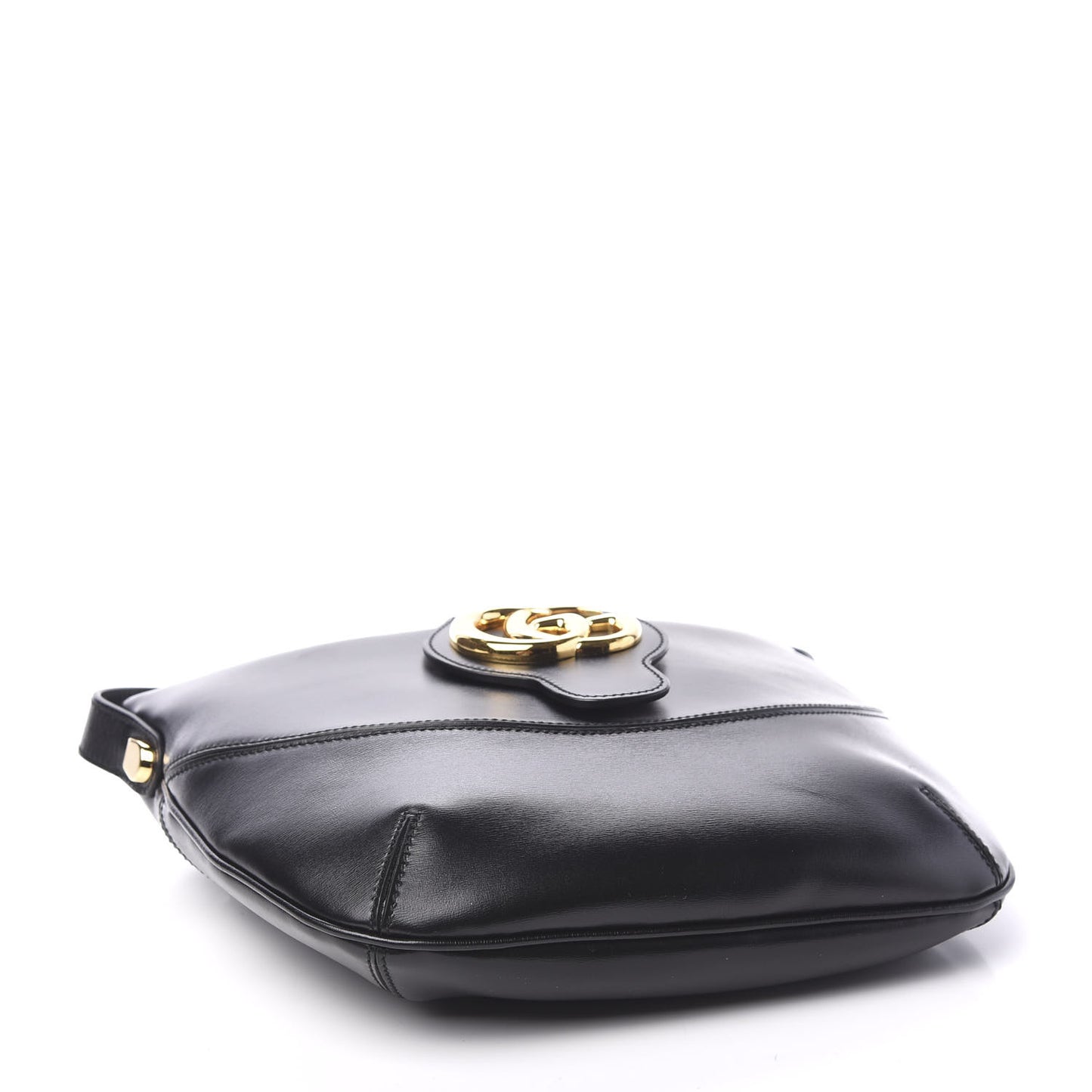 Calfskin Medium Arli Shoulder Bag Black